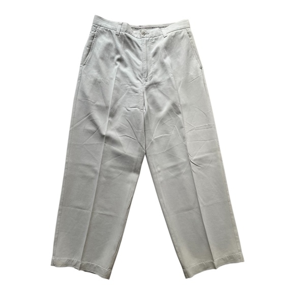 Vintage Tommy Bahama Classic Khaki Trouser Cotton/Silk Blend - Picture 1 of 7